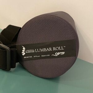 The Original McKenzie Lumbar Roll –Low Back Lumbar Support for Office/Car